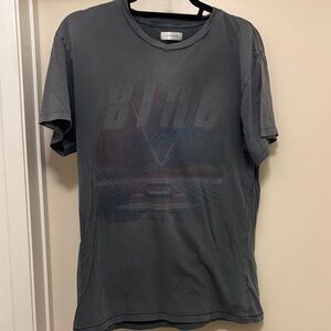 Anine Bing Los Angeles Charcoal Graphic Tee